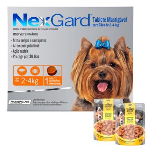 Pastilla Nexgard 2/4 Kg Antipulgas para Perros
