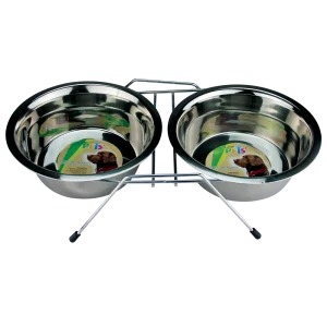 Plato con base de 16 oz de acero inoxidable