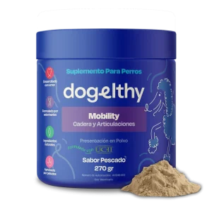 Dogelthy / Mobility / Auxiliar en el Cartílago de las Articulaciones Sabor Pescado de 270g.